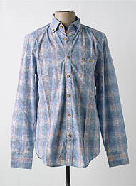 Chemise manches longues imprimé fantaisie bleu FELLOWS UNITED homme