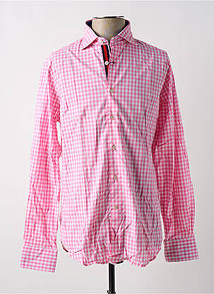 Chemise manches longues poignets boutonnés rose CH. K. WILLIAMS homme
