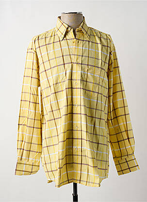 Chemise manches longues jaune JUMFIL pour homme