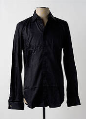 Chemise manches longues noir IZAC pour homme seconde vue