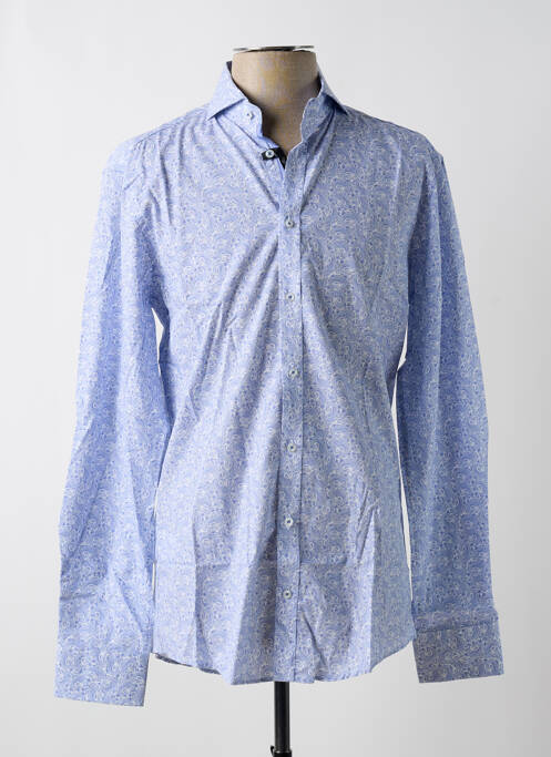 Chemise manches longues imprimé fantaisie bleu VENTI homme