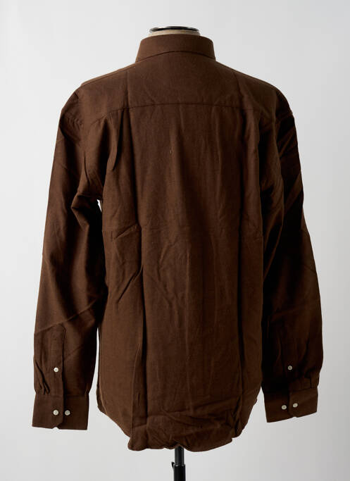 Chemise manches longues marron BEN GREEN pour homme