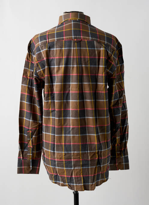 Chemise manches longues marron JUMFIL homme