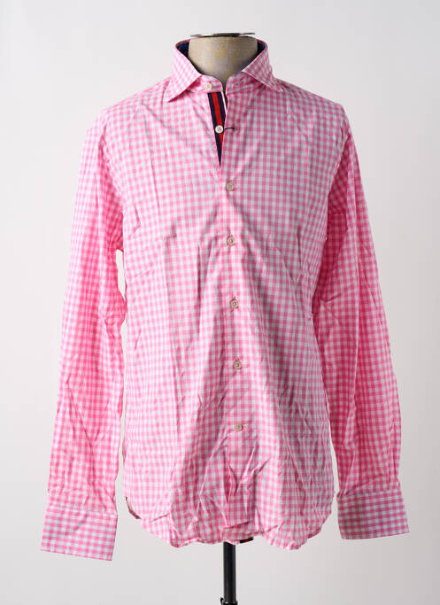 Chemise manches longues rose CH. K. WILLIAMS pour homme