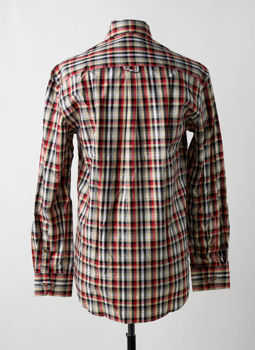 Chemise manches longues rouge JUMFIL pour homme