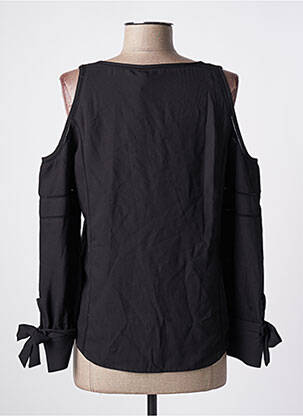 Top tissage crêpe manches longues noir ON.YOU femme
