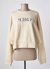 Sweat-shirt beige SCHOOL RAG pour femme seconde vue