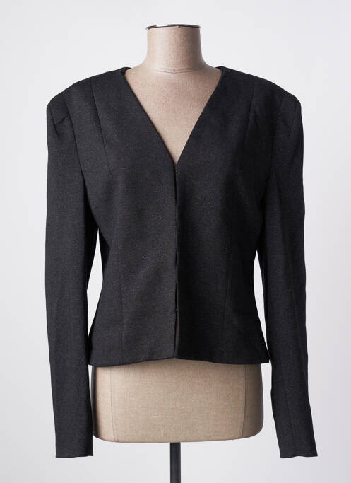 Veste casual epaulette noir SCHOOL RAG femme