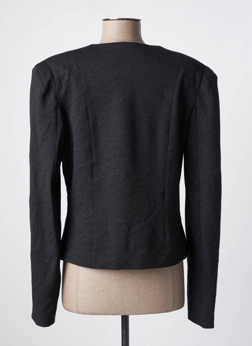 Veste casual epaulette noir SCHOOL RAG femme