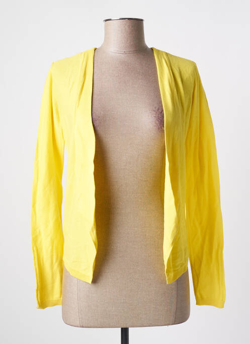 Gilet manches longues jaune LOLA ESPELETA pour femme