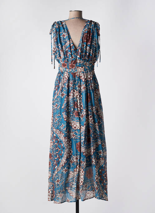 Robe longue bleu THE KORNER femme