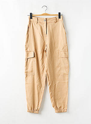 Pantalon cargo taille haute taille haute beige LEE COOPER femme