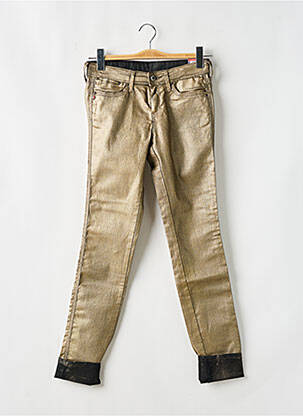Jeans coupe slim stretch taille ajustable or PEPE JEANS fille