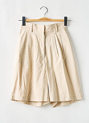 Bermuda taille élastique beige SCHOOL RAG femme