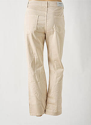 Pantalon droit stretch taille normale beige #OOTD femme