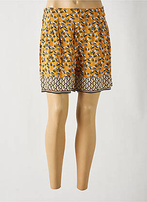 Short taille élastique taille haute orange LOLA ESPELETA femme