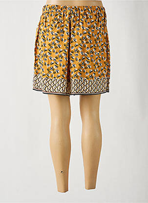 Short taille élastique taille haute orange LOLA ESPELETA femme