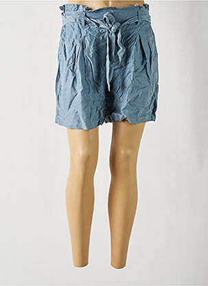 Short taille haute taille haute bleu LOLA CASADEMUNT femme