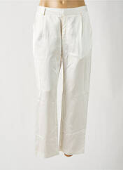 Pantalon droit blanc THE KORNER pour femme seconde vue