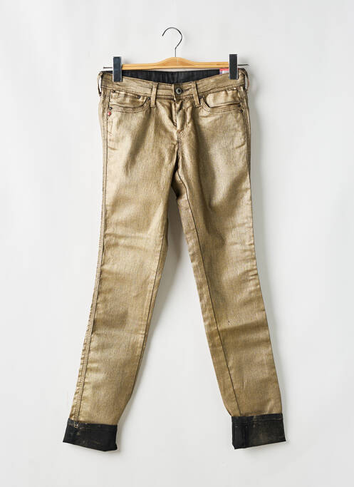 Jeans coupe slim stretch taille ajustable or PEPE JEANS fille