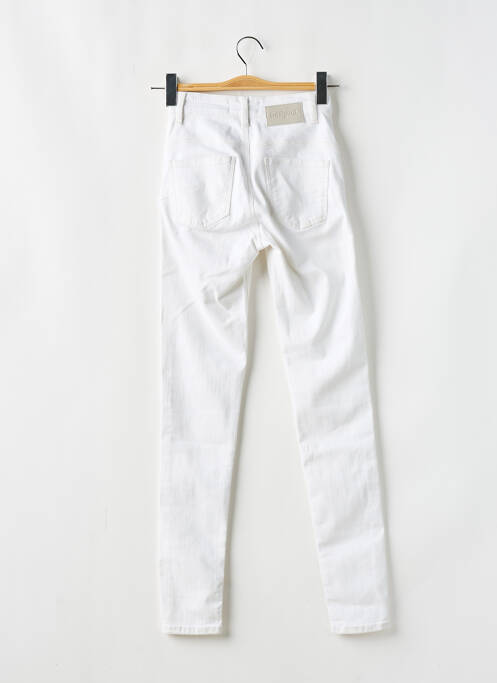Jeans skinny blanc DESIGUAL pour femme