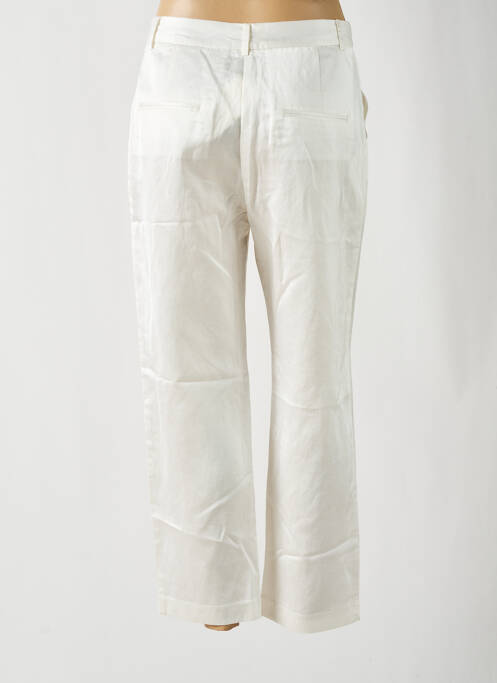 Pantalon droit blanc THE KORNER pour femme