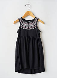 Robe mi-longue sans manche sans manche noir 3 POMMES fille