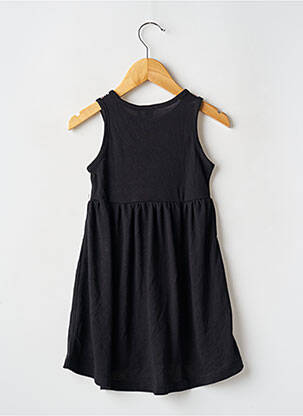 Robe mi-longue sans manche sans manche noir 3 POMMES fille