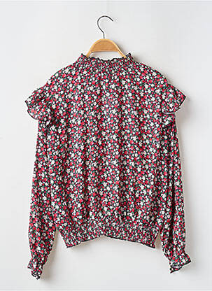 Blouse manches longues manches longues rouge MAYORAL fille