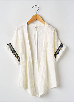 Gilet manches courtes stretch beige TEDDY SMITH fille