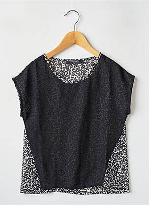 Top manches courtes manches courtes noir TEDDY SMITH fille