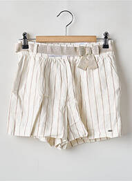 Short poches taille ajustable beige MAYORAL fille