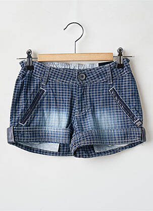 Short délavé taille ajustable bleu TEDDY SMITH garçon