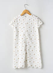 Robe mi-longue blanc MAYORAL pour fille seconde vue