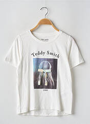 T-shirt blanc TEDDY SMITH pour fille seconde vue