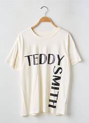 T-shirt beige TEDDY SMITH pour garçon seconde vue