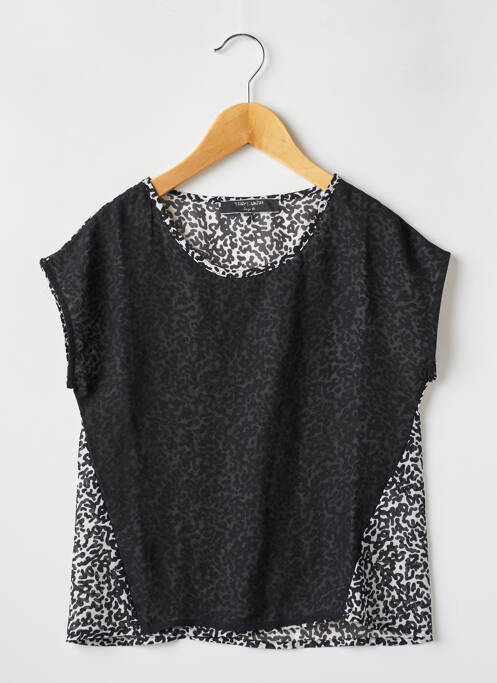 Top manches courtes manches courtes noir TEDDY SMITH fille