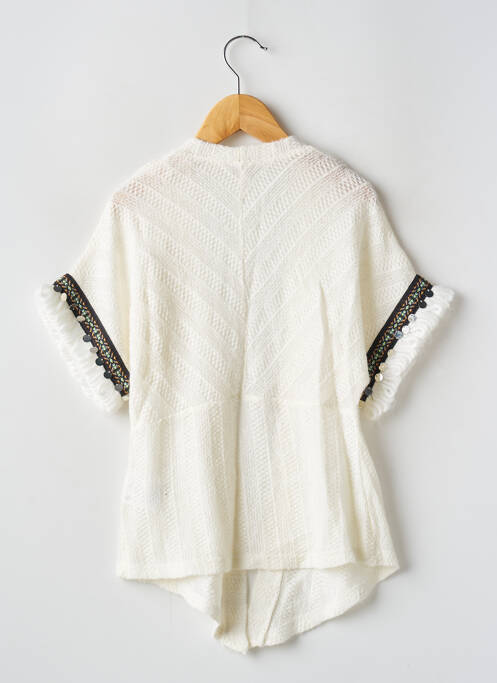 Gilet manches courtes beige TEDDY SMITH pour fille