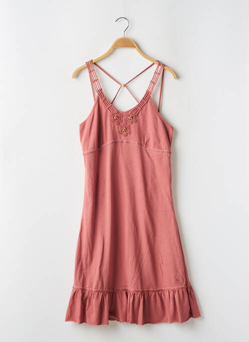 Robe mi-longue rose TEDDY SMITH pour fille