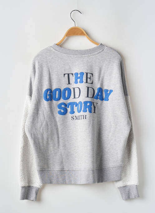 Sweat-shirt gris TEDDY SMITH pour fille