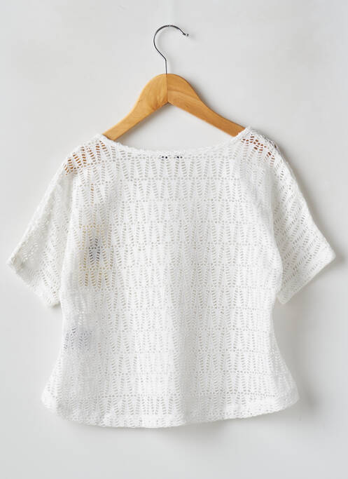 Top blanc TEDDY SMITH pour fille