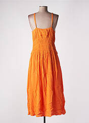 Robe longue orange MD'M pour femme seconde vue