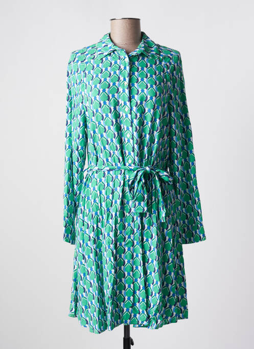 Robe mi-longue vert C'EST BEAU LA VIE pour femme