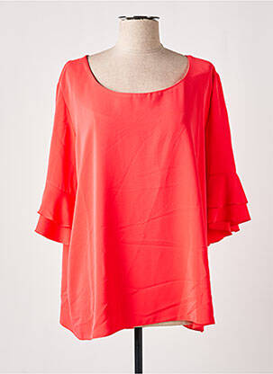 Tunique manches longues poignets évasés rose SPG WOMAN femme