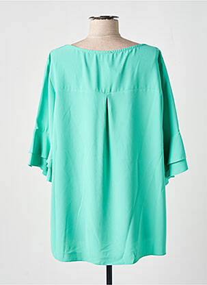 Tunique manches longues poignets évasés vert SPG WOMAN femme