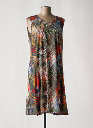 Robe mi-longue sans manche sans manche vert FRED SABATIER femme