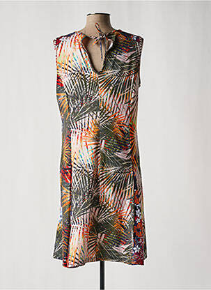 Robe mi-longue sans manche sans manche vert FRED SABATIER femme