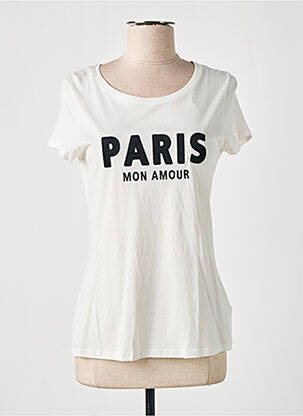 T-shirt blanc MORGAN pour femme