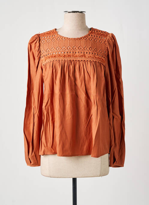 Blouse marron C'EST BEAU LA VIE pour femme