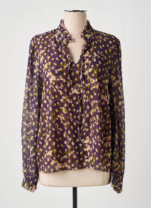 Blouse violet EGO pour femme